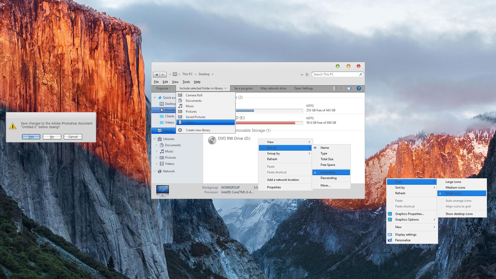 file system for mac and windows